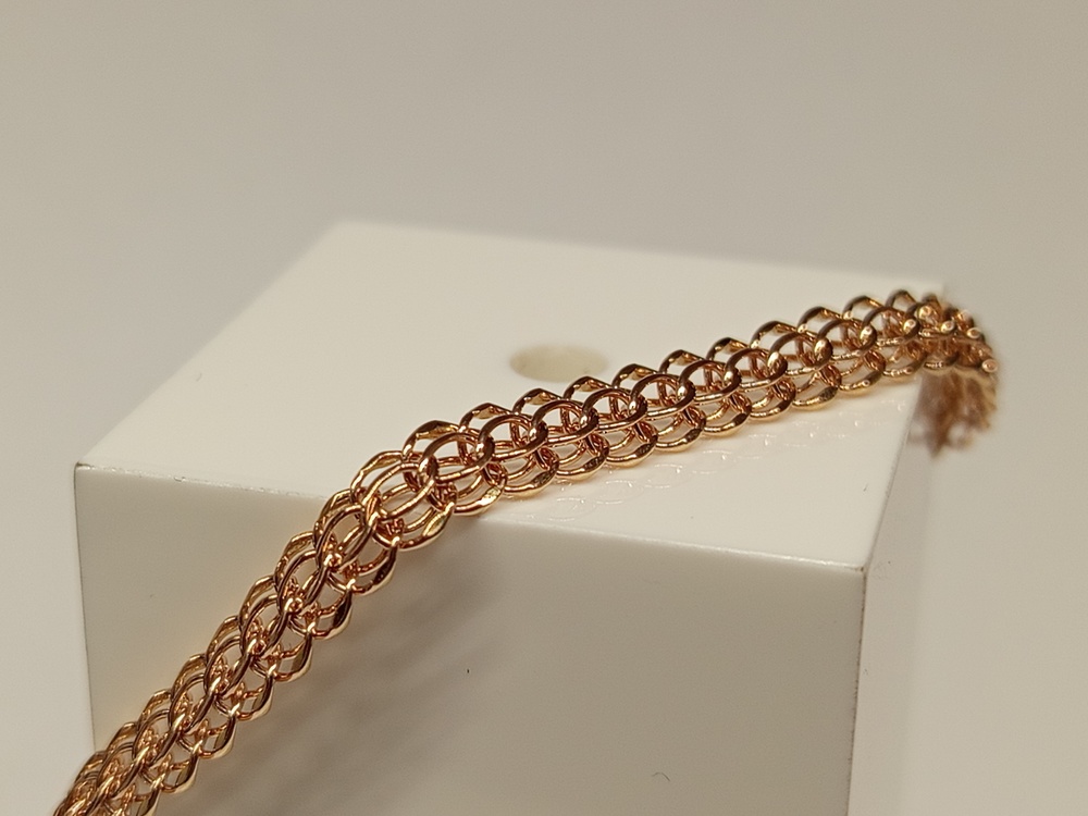 БРАСЛЕТ ПОЛНОВЕСНЫЙ Итальянка Au 585