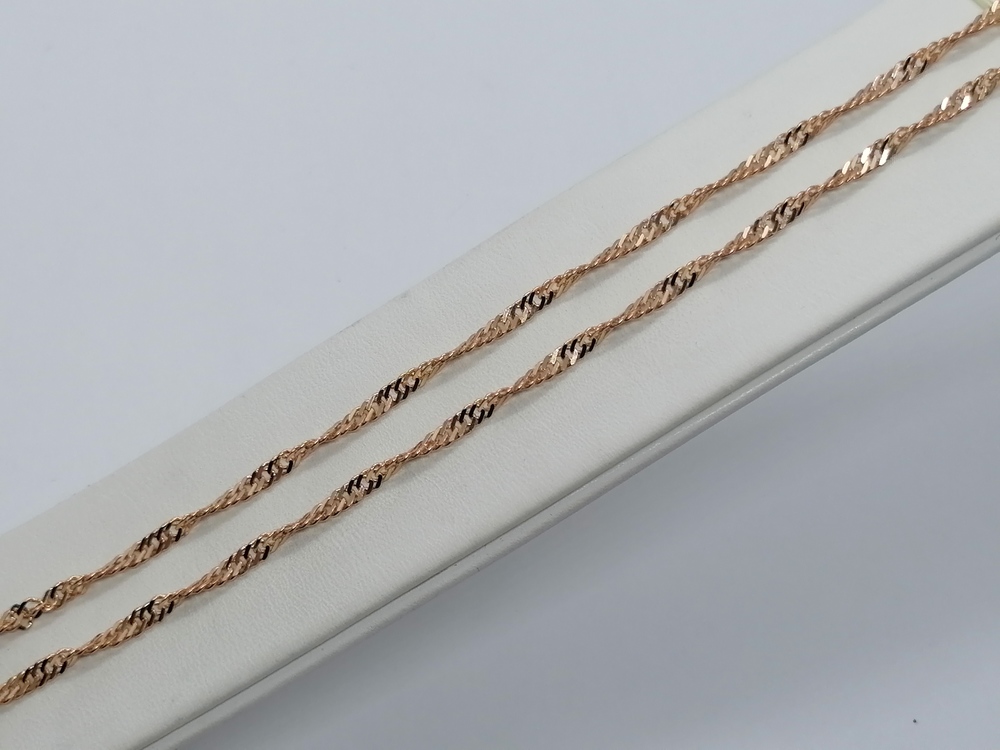 ЦЛСИ585 ЦЕПЬ ПОЛНОВЕСНАЯ Сингапур (Au 585)