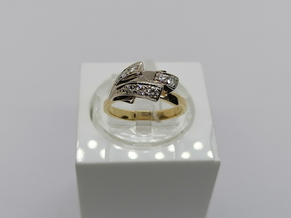 КОЛЬЦО БРИЛЛИАНТ Au 750