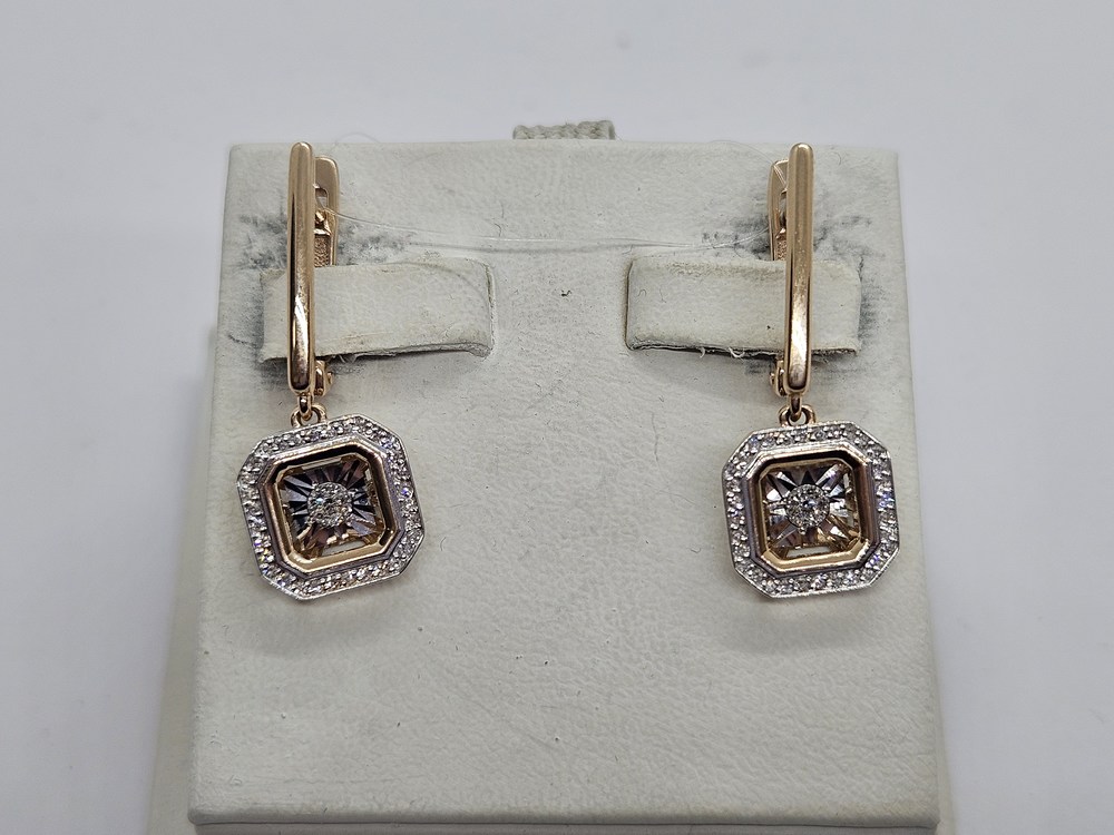 СЕРЬГИ БРИЛЛИАНТ (Au 585)