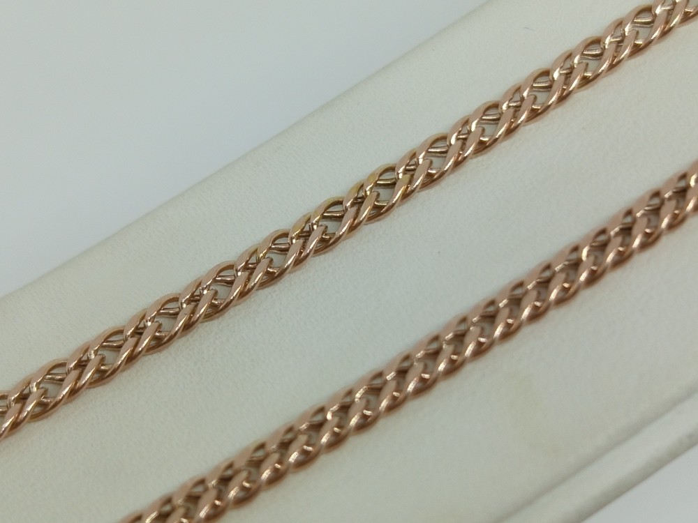 ЦПР2585 ЦЕПЬ ПУСТОТЕЛАЯ Ромб двойной (Au 585)