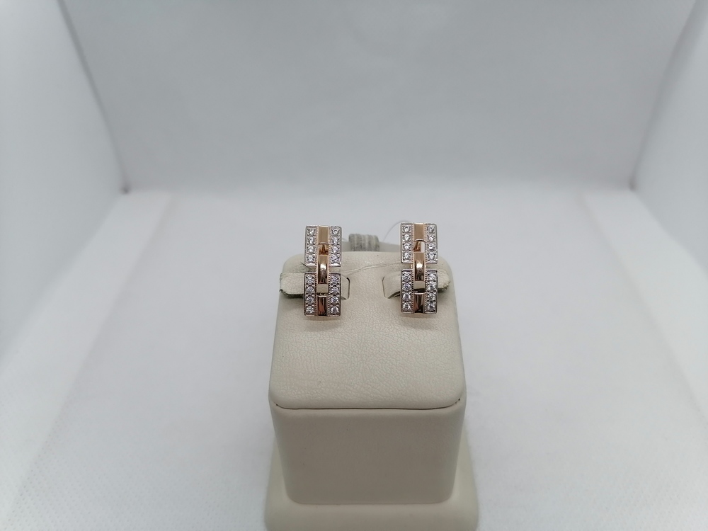 СЕРЬГИ С КАМНЯМИ (Au 585)