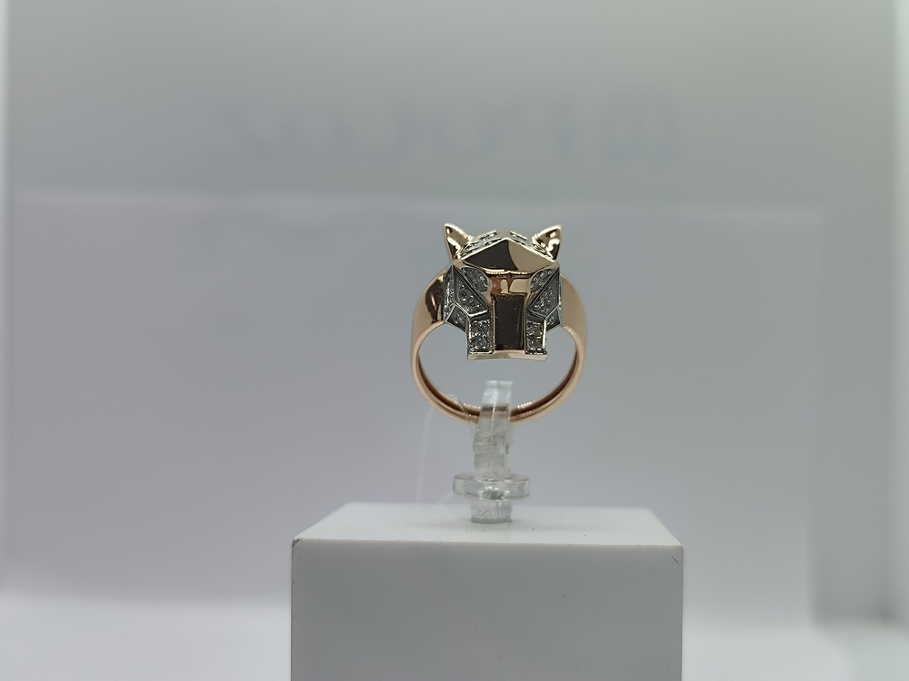 КОЛЬЦО С КАМНЯМИ (Au 585)