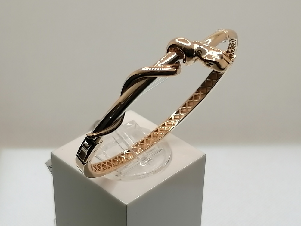 БРАСЛЕТ ЖЕСТКИЙ с камнями (Au 585)