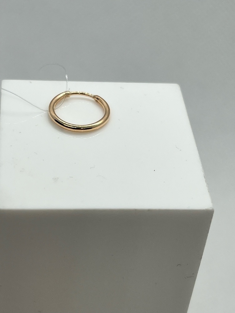 СЕРЬГИ серьга без камня (Au 585)