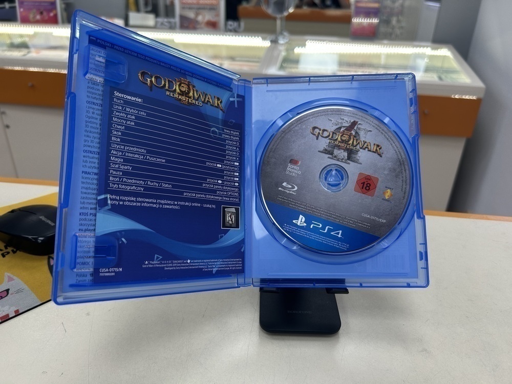 Игра Playstation 4 God of War Remastered