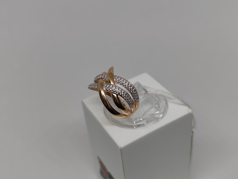 КОЛКМИ585 КОЛЬЦО С КАМНЯМИ (Au 585)