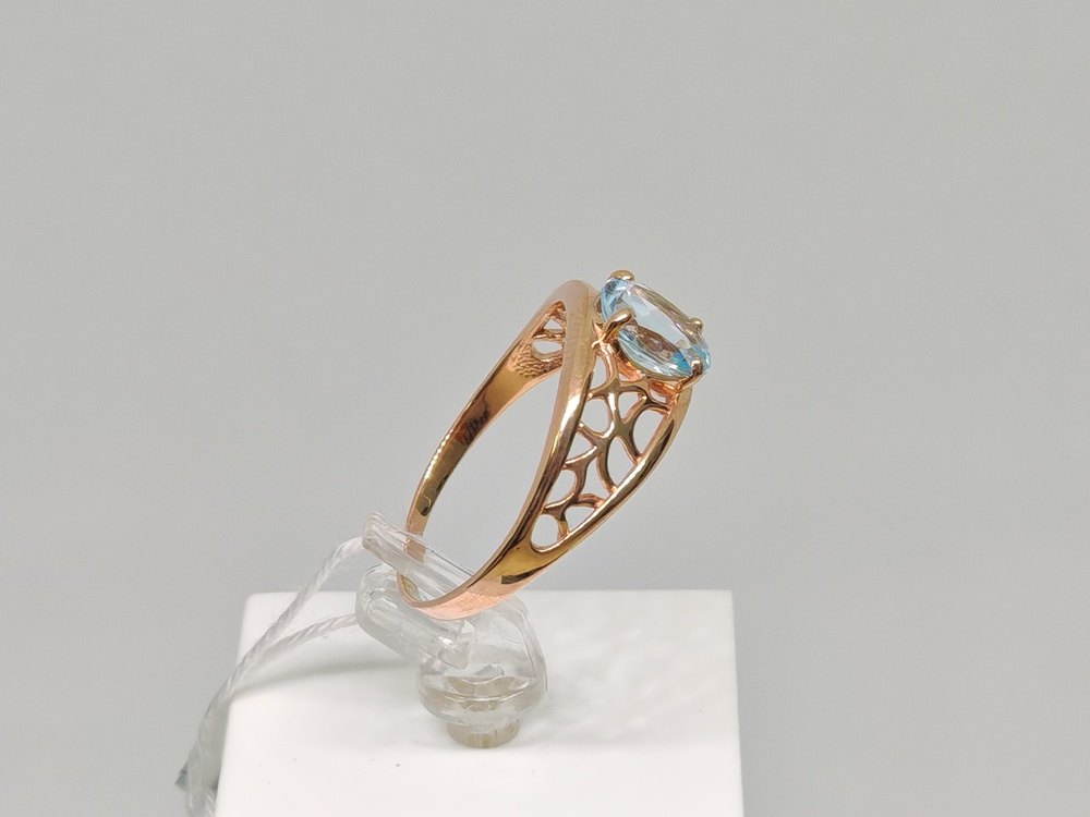 КОЛКМ585 КОЛЬЦО С КАМНЕМ (Au 585)