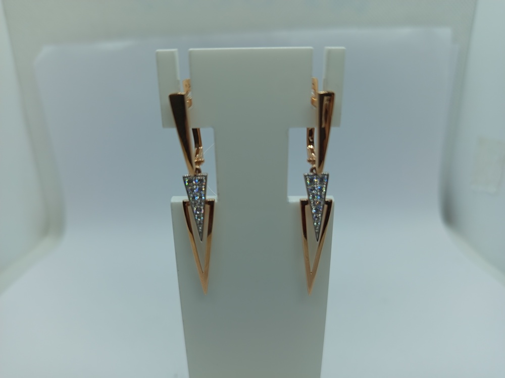 СЕРЬГИ С КАМНЯМИ (Au 585) СЕРЬГИ С КАМНЯМИ (Au 585)