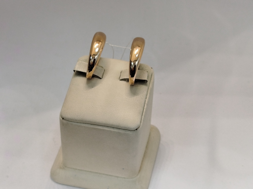 СЕРЬГИ БЕЗ КАМНЯ (Au 585)