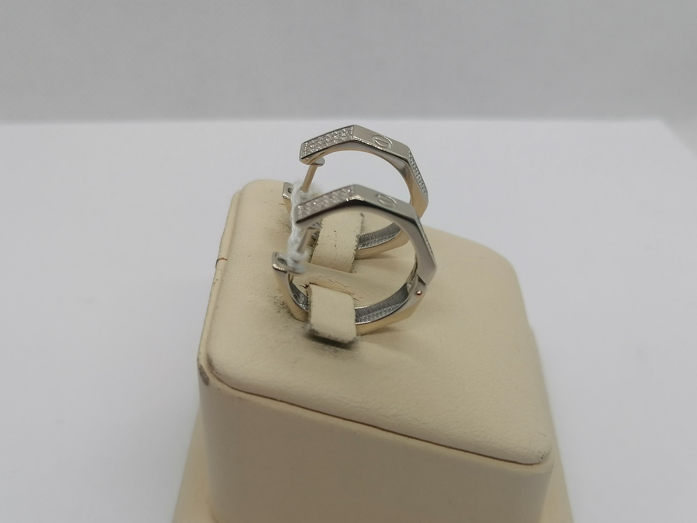 СКМИ585 СЕРЬГИ С КАМНЯМИ (Au 585)