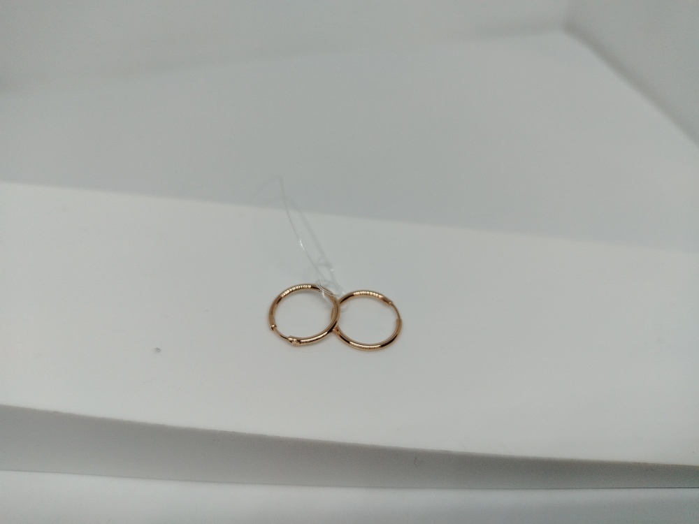 СЕРЬГИ КОНГО без камня (Au 585)