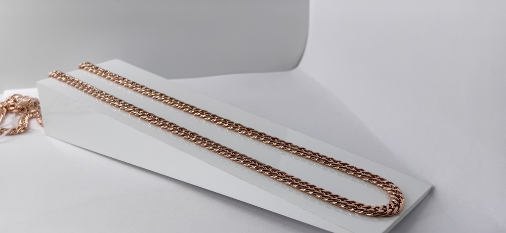 ЦПР2585 ЦЕПЬ ПУСТОТЕЛАЯ Ромб двойной (Au 585)