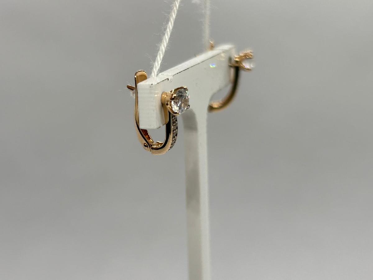 СЕРЬГИ С КАМНЯМИ (Au 585)