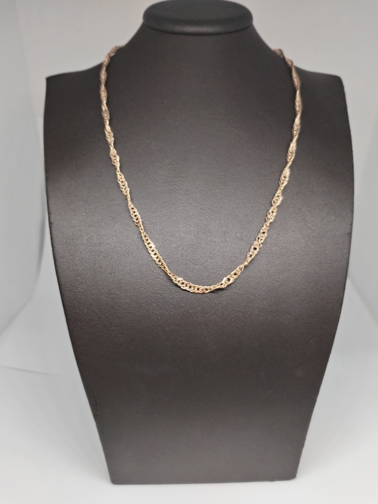 ЦПСИ585 ЦЕПЬ ПУСТОТЕЛАЯ Сингапур (Au 585)