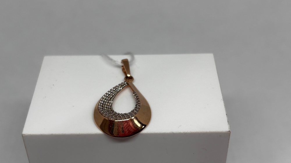 ПОДКМИ585 ПОДВЕСКА С КАМНЯМИ (Au 585)