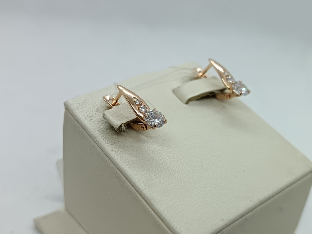 СЕРЬГИ С КАМНЯМИ (Au 585)