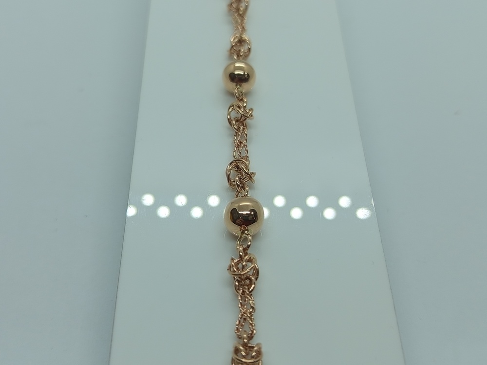 БРАСЛЕТ ПУСТОТЕЛЫЙ Фантазия (Au 585)