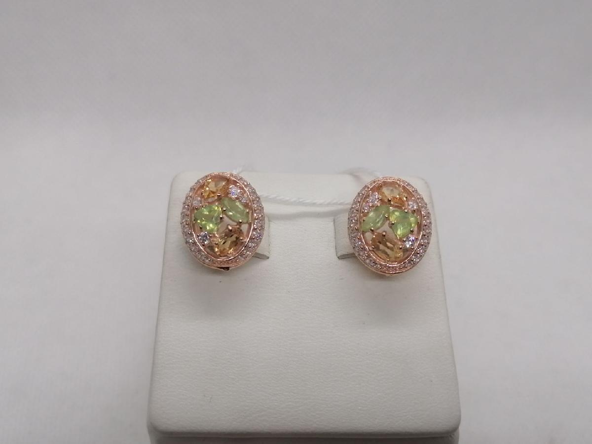 СКМИ585 СЕРЬГИ С КАМНЯМИ (Au 585) СКМИ585 СЕРЬГИ С КАМНЯМИ (Au 585)