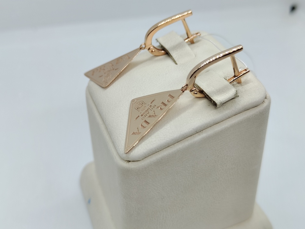 СЕРЬГИ БЕЗ КАМНЯ (Au 585)