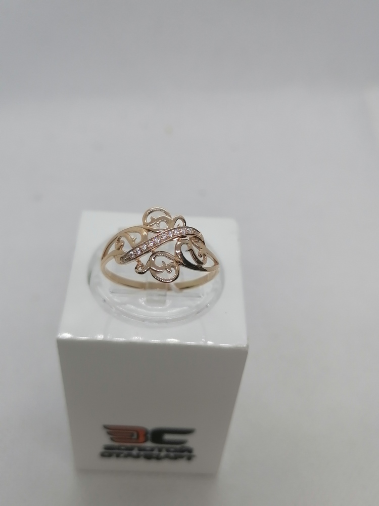 КОЛКМИ585 КОЛЬЦО С КАМНЯМИ (Au 585)