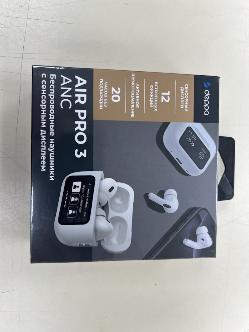 Наушники беспроводные Deppa 44213 Air Pro 3 ANC