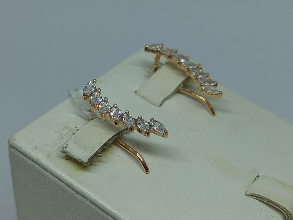 СЕРЬГИ КАФФЫ (Au 585)