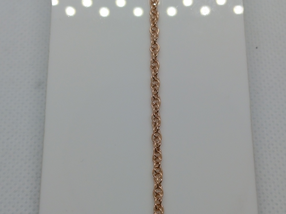 БРАСЛЕТ ПОЛНОВЕСНЫЙ Кордовое Au 585