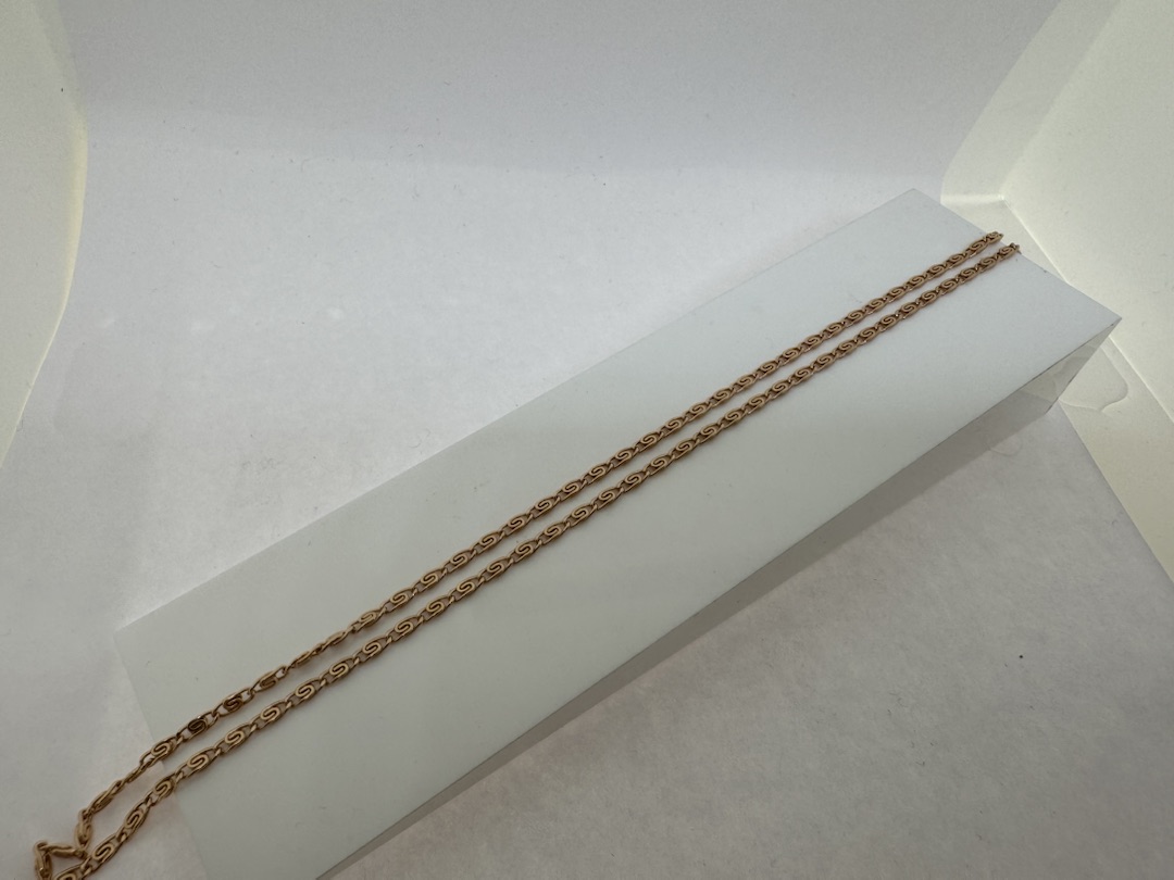 ЦЕПЬ ПУСТОТЕЛАЯ Улитка (Au 585)