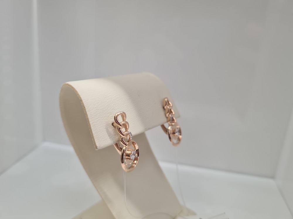 СЕРЬГИ С КАМНЯМИ (Au 585)