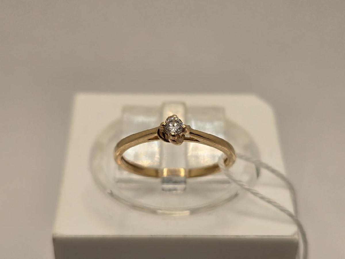 КОЛКМ585 КОЛЬЦО С КАМНЕМ (Au 585)