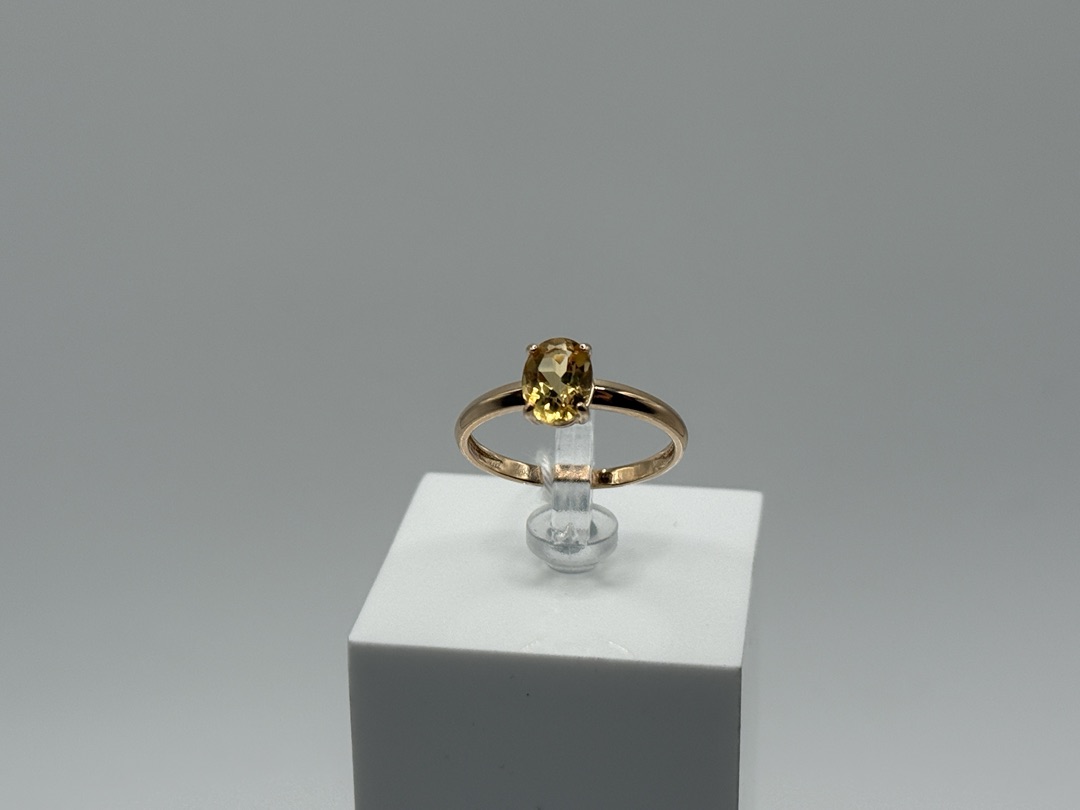 КОЛКМ585 КОЛЬЦО С КАМНЕМ (Au 585)