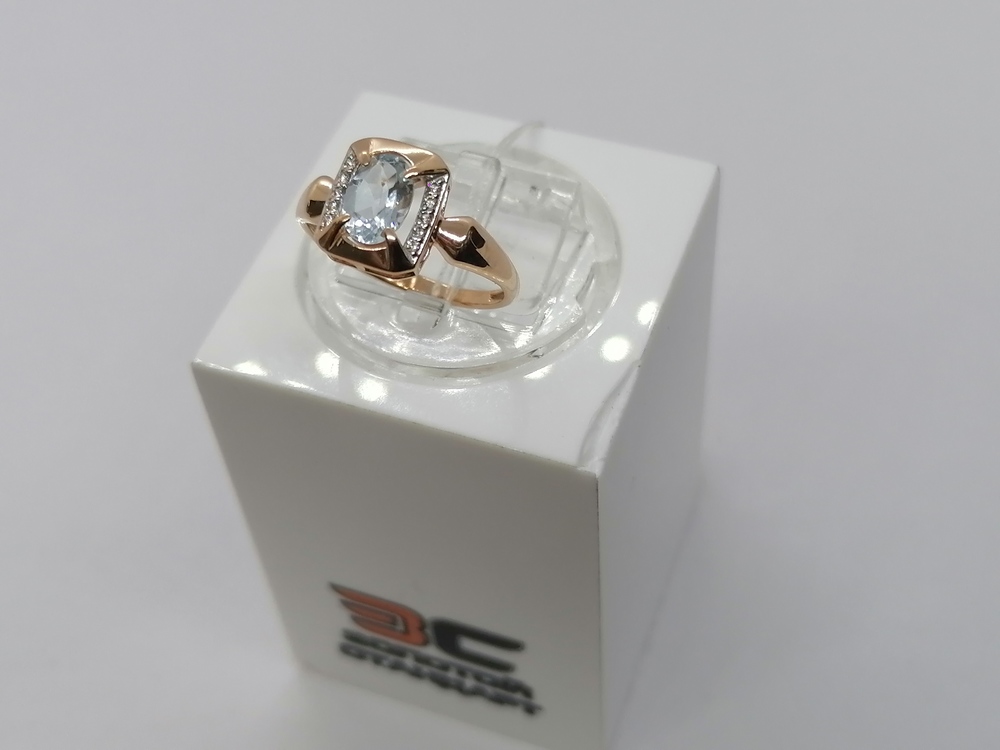 КОЛКМИ585 КОЛЬЦО С КАМНЯМИ (Au 585)