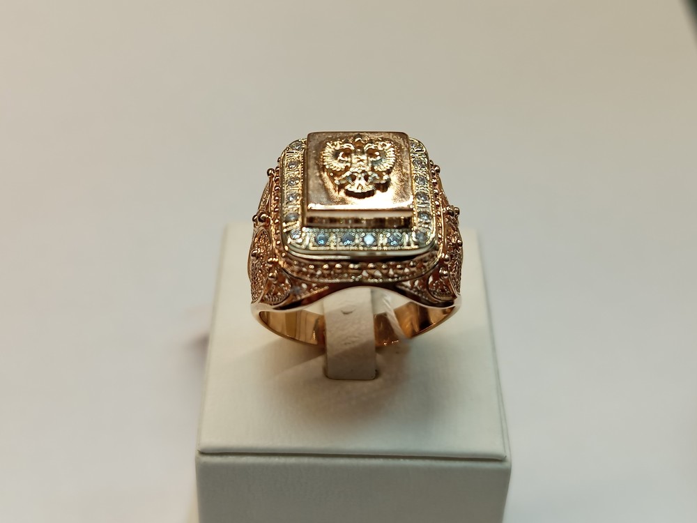 ПЕЧКМИ585 ПЕЧАТКА С КАМНЯМИ (Au 585)