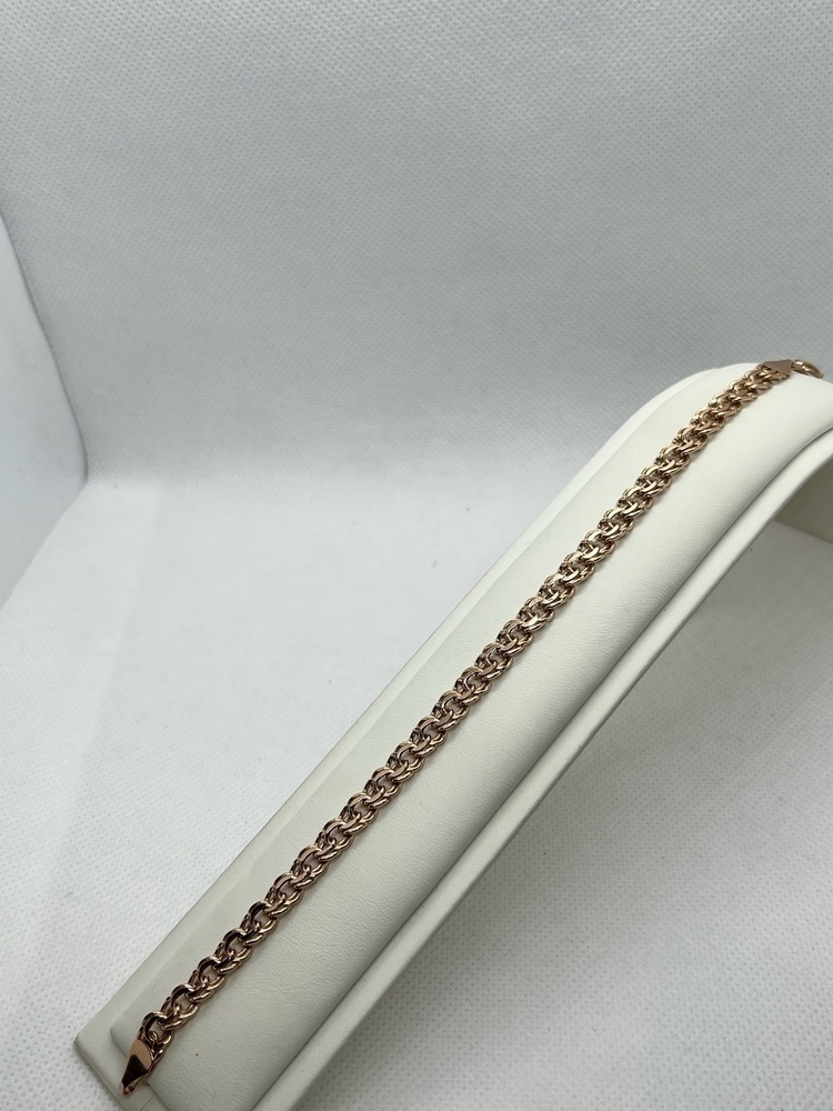 670009025 БРАСЛЕТ ПУСТОТЕЛЫЙ Бисмарк (Au 585)