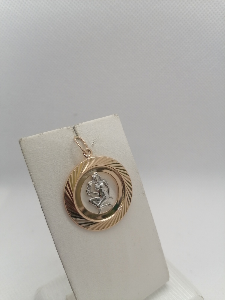 ПОДВЕСКА ЗНАК ЗОДИАКА ДЕВА (Au 585)