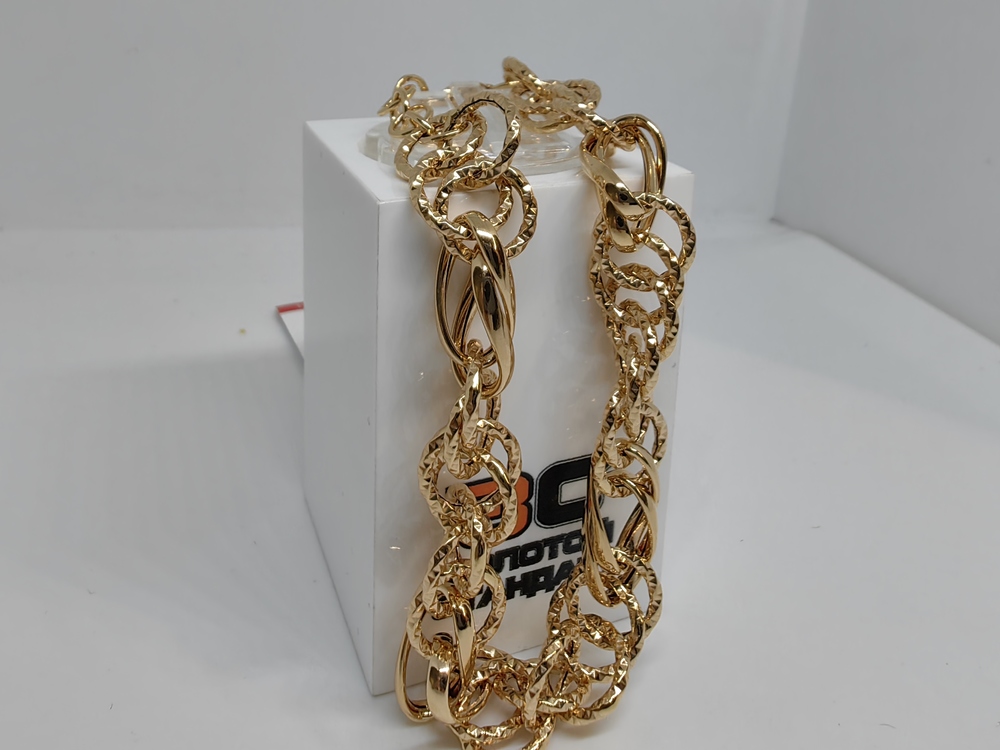 БРАСЛЕТ ПУСТОТЕЛЫЙ Фантазия (Au 585)