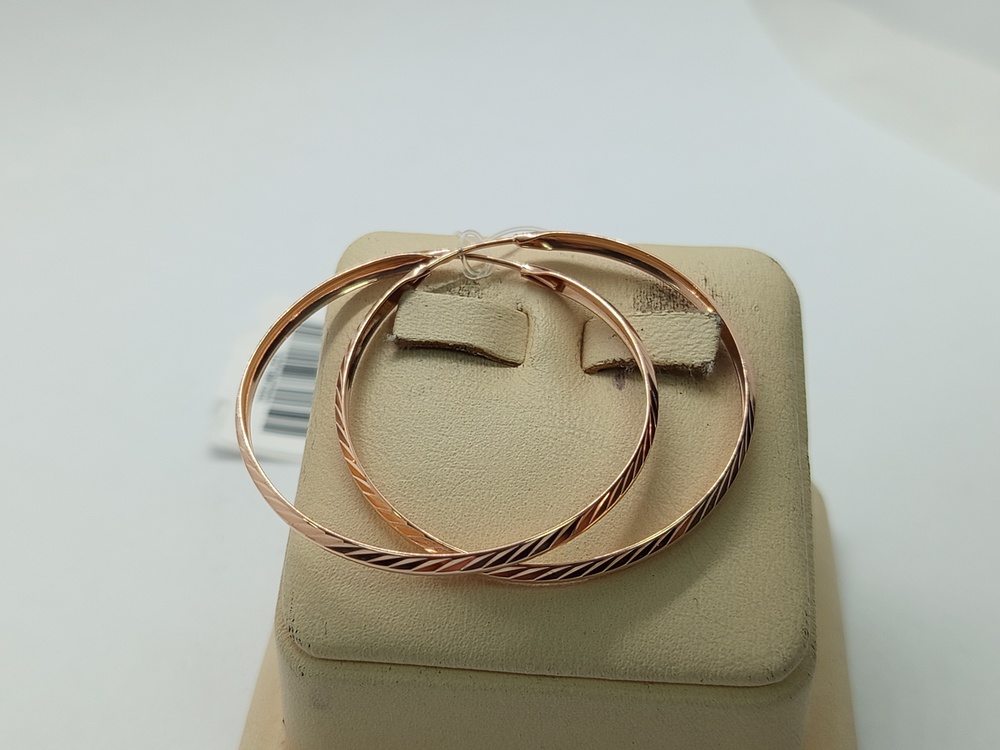 СЕРЬГИ КОНГО без камня (Au 585)