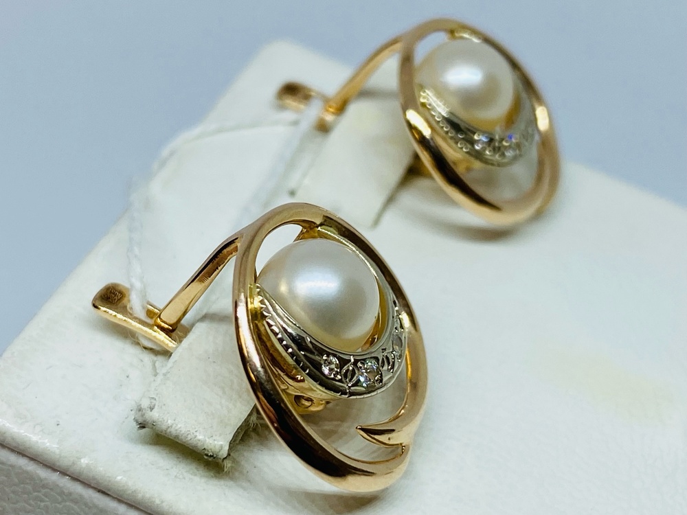 СКМИ585 СЕРЬГИ С КАМНЯМИ (Au 585) СКМИ585 СЕРЬГИ С КАМНЯМИ (Au 585)