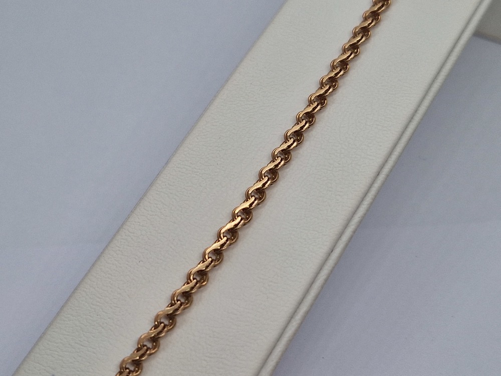 БРАСЛЕТ ПОЛНОВЕСНЫЙ Ручеек Au 585