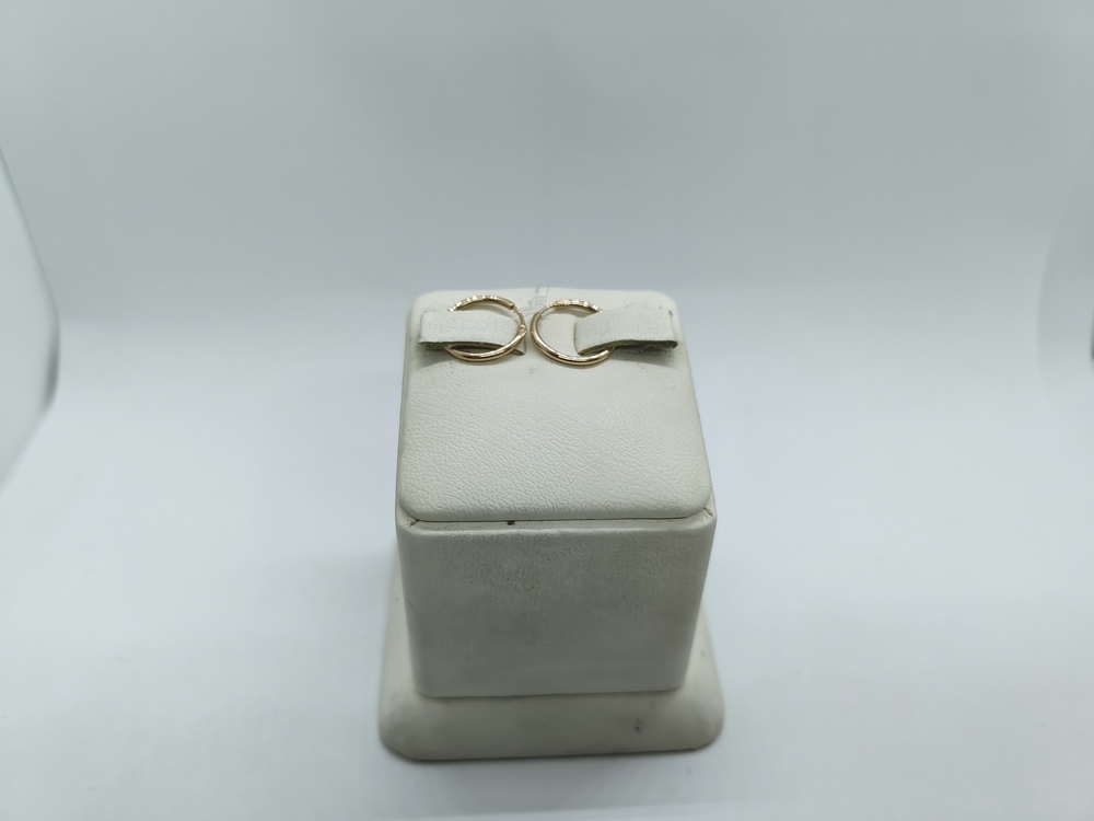 СЕРЬГИ КОНГО без камня (Au 585)