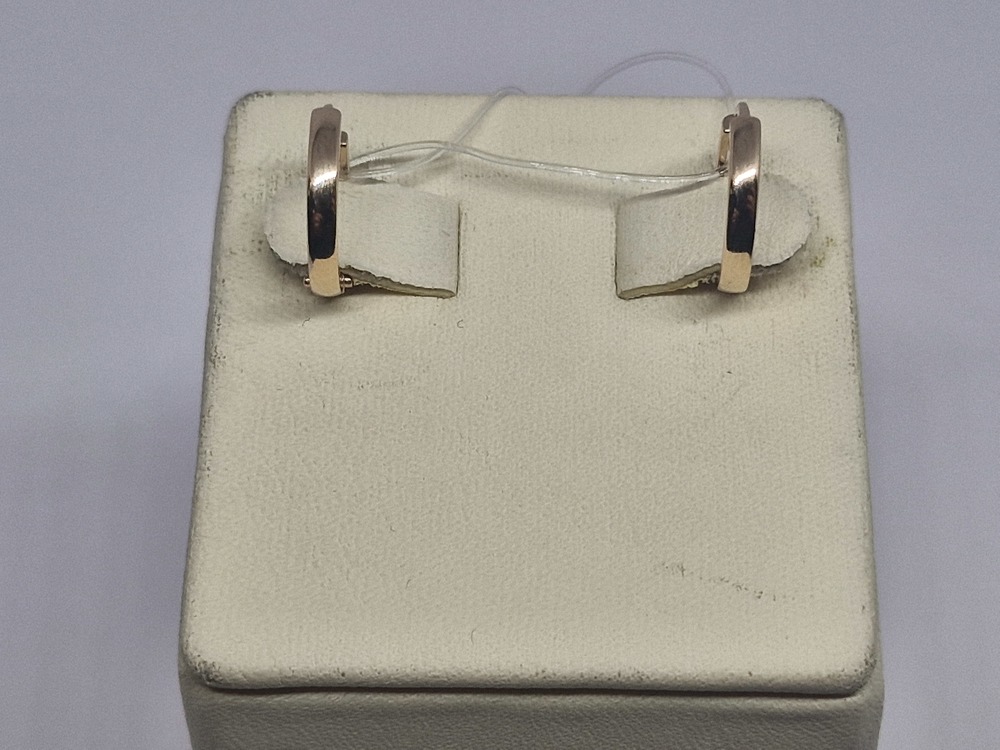 СЕРЬГИ КОНГО без камня (Au 585)