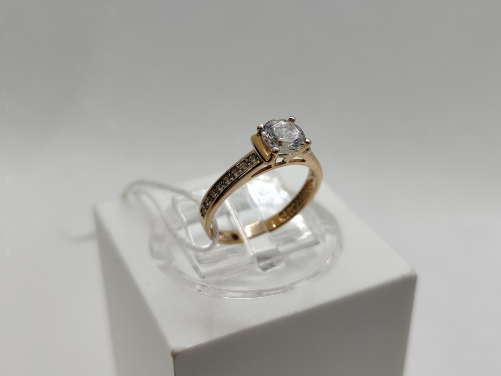 КОЛКМИ585 КОЛЬЦО С КАМНЯМИ (Au 585)