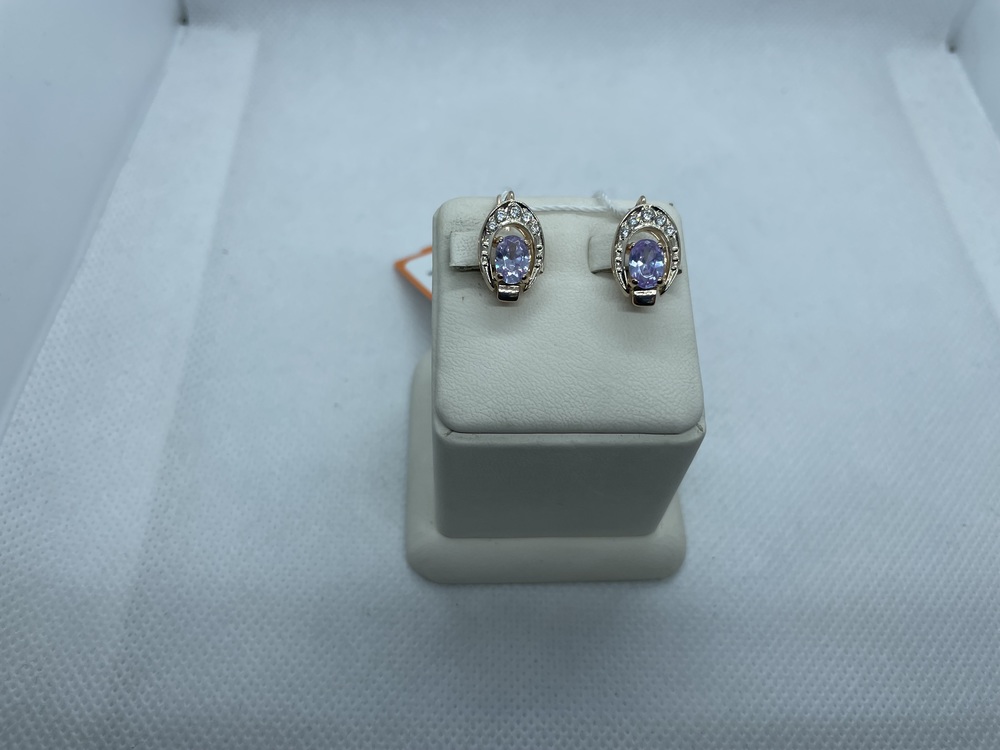 СЕРЬГИ С КАМНЯМИ (Au 585)