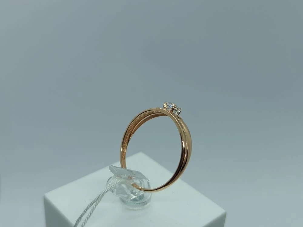 КОЛКМ585 КОЛЬЦО С КАМНЕМ (Au 585)