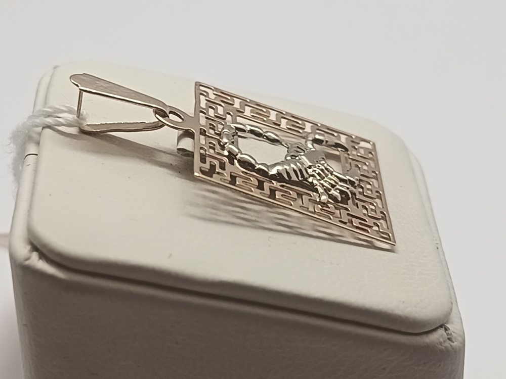 ПОДВЕСКА ЗНАК ЗОДИАКА СКОРПИОН Au 585 ПОДВЕСКА ЗНАК ЗОДИАКА СКОРПИОН Au 585
