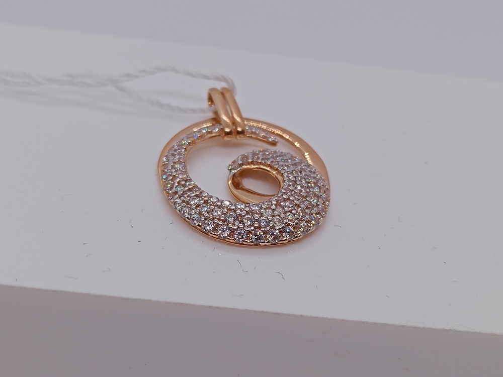 ПОДКМИ585 ПОДВЕСКА С КАМНЯМИ (Au 585)