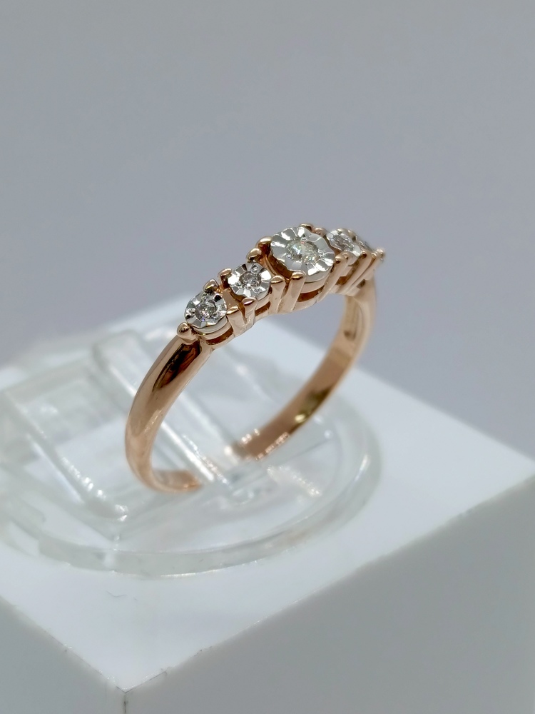 КОЛЬЦО БРИЛЛИАНТ Au 585