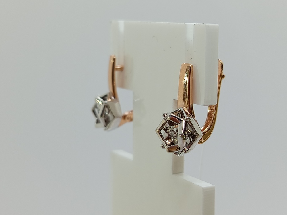 СЕРЬГИ БРИЛЛИАНТ (Au 585)