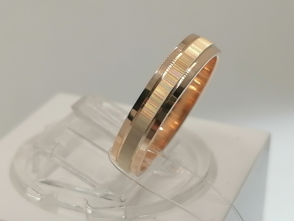 КОЛЬЦО ОБРУЧАЛЬНОЕ без камня (Au 585)
